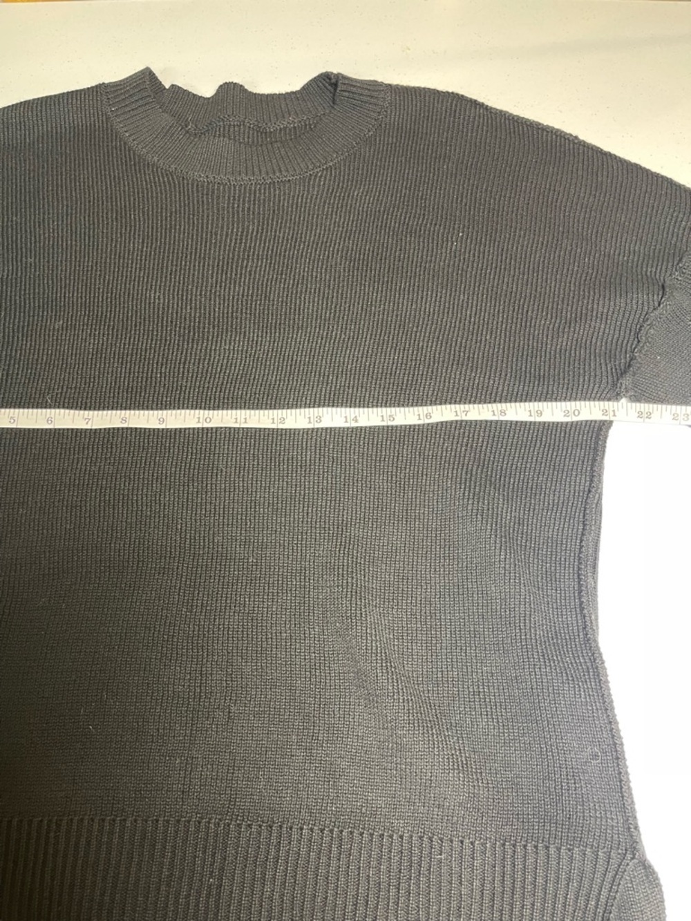 Classic Black Crewneck Sweater - Picture 8 of 10